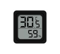 Termometro Igrometro Digitale LCD, Indicatore Di Umidità, Camera Da Letto, Sensore Di Umidità Igrometro Alimentato A Batteria Per Dormitorio, Camera Da Letto, Cameretta Per Bambini, Auto