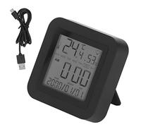 Termometro igrometro intelligente PolyGen con telecomando IR universale, ingresso DC5V e display digitale, indicatore di umidità intelligente per controllo ventola e altoparlante