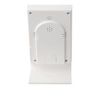 Termometro igrometro LCD per monitoraggio del clima interno con registrazioni di letture massime e minime (bianco)