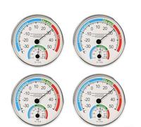 Termometro igrometro per interni per Easy Room Climate Control Design analogico con zone di comfort (4 pezzi)