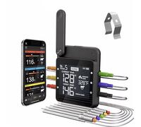 Termometro Infrarossi, Termometro Per Carne Bluetooth Cucina Digitale Per Barbecue Per Forno Da Per Affumicatore Caramelle,per Forno Pizza Cucina