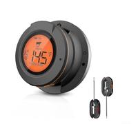 Termometro intelligente per barbecue con 4 sonde per monitoraggio simultaneo, portata wireless da 59,7 m, preset di temperatura basati su app e avvisi pronti (termometro+2 sonde)