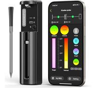 Termometro intelligente wireless da 800 FT con campione Ultra Thin da 5,5 mm, termometro digitale Bluetooth 5.3 per barbecue, cucina, barbecue, affumicatore, forno