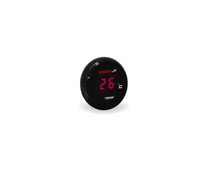 Termometro Koso a moneta con display rosso universale