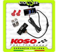 TERMOMETRO KOSO + RACCORDO TUBO ACQUA 18mm SENSORE TEMPERATURA M10x1