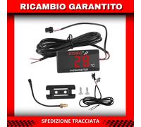 Termometro KOSO Sensore Temperatura Acqua Digitale Moto Scooter m10x1mm ROSSO
