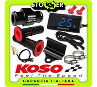 TERMOMETRO KOSO STAFFA SENSORE M10x1 TEMPERATURA ACQUA RACCORDO 22mm MANOPOLE