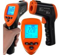Termometro laser digitale illuminato LCD fino a 550 ° C