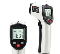 Termometro laser, pistola da cucina, pistola per temperatura a infrarossi laser non umana, -50 ° C ~ 400 ° C, pistola a emissività regolabile senza contatto per alimenti, cucina, industria