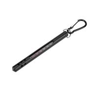 Termometro per Acqua da Pesca a Mosca, Accessori per la Pesca con Termometro a Flusso D'acqua per pesca a mosca in metallo all'aperto(Nero)