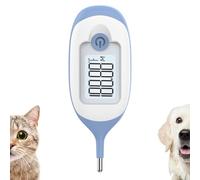 Termometro per animali domestici, Friendly Short Probe,Comfort Flexible,10 Sec Reading, termometro rettale per cani Cats, 30 coperture per campioni incluse