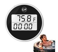 Termometro per bagno di ghiaccio,doppia misura automatica della temperatura della piscina - strumento impermeabile per tubo di nuoto giardino doccia all'aperto acquario bagno