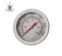 Termometro per barbecue, 5,2 cm per quadrante con sonda da 4 cm, manometro bimetallico per forno, lettura accurata fino a 700 °C, design compatto per cucinare all'aperto