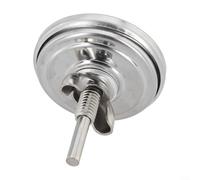 Termometro per barbecue in acciaio inox con doppia scala 50 - 500 °C, per forno e cucina all'aperto