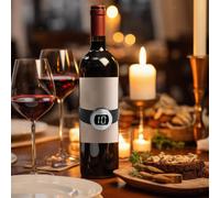Termometro per bottiglie di vino da uomo e da donna per la produzione