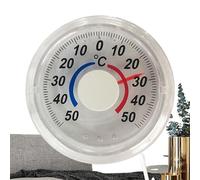 Termometro per Finestra Esterna Termometro Analogico per Finestra con Display della Temperatura, Attrezzature di Misura Precise e Facile da Leggere per Ufficio Camera Dormitorio Appartamento