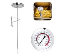 Termometro per frittura, termometro per grasso, termometro da cucina per | liquidi, termometro olio da cucina, termometro latte, adatto carne, barbecue, forno, barbecue, bistecche, tacchini