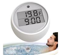 Termometro per il bagno di ghiaccio - Termometro galleggiante impermeabile, indicatore del pool di visualizzazione a LED | Monitoraggio della temperatura 'acqua a crollo a freddo, timer della