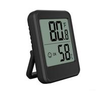 Termometro per interni e monitor dell'umidità per una valutazione accurata del clima (nero)