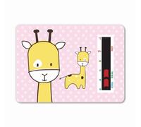 - Termometro per la stanza del bambino con giraffa (colore rosa), per mantenere l’ambiente del vostro neonato o bambino ad una temperatura sicura, con una tecnologia con barra, in un design delicato, per adattarsi all’arredo di qualsiasi cameretta