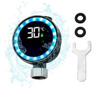 Termometro Per L'acqua Del Bagnetto Per Bambini - Monitor Della Temperatura Della Doccia Con Rubinetto A LED | Termometro Visivo Per La Sicurezza Domestica | Display Caldo Freddo In Reale Per Ne