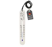 Termometro per laghetto Lantelme 19cm affondante con cavo temperatura da -15 a +60°C per allevamento di pesci per pesci come Koi trota carpa laghetto da giardino allevamento Koi termometro analogico