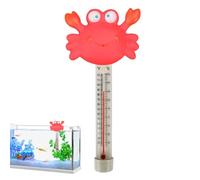 Termometro Per Piscina, Indicatore Temperatura Con Animali E Cordino, Accessorio per Piscina Termometro Galleggiante per Acqua per Spa Casa Esterno Nuoto Famiglia