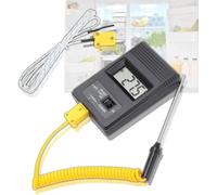 Termometro per termoelement, da -50 ° a +300 ° Termometro digitale digitale di tipo K,tipo con sensore, misuratore di temperatura del display LCD per l'industria, cottura e uso scientifico(dia 3mm)