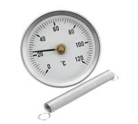 Termometro per tubi a clip da 63 mm, indicatore di temperatura per tubi con