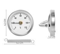 Termometro per tubi SS termometro per tubi ferro zincato misuratore di temperatu