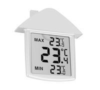 Termometro per uso esterno e interno con ventosa schermo LCD della temperatura