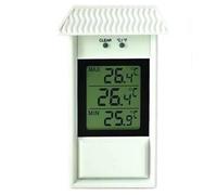 TERMOMETRO PLASTICA MIN/MAX DIGITALE mm.150x80 - BIANCO - FER 388542