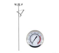 Termometro professionale per carne con sonda in acciaio inox da 20 cm per un controllo preciso della cottura in padelle e forni adatto per tacchino manzo maiale barbecue utensile da cucina con