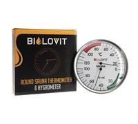 Termometro rotondo per sauna Bilovit con igrometro
