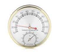 Termometro sauna celsius, Temperatura igrometro sauna thermometersauna Quadrante in metallo Utensili per sauna Bella e pratica