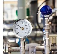 Termometro tubolare a morsetto misuratore temperatura bimetallico per tubi dimen