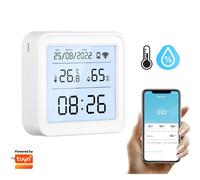 Termometro WiFi retroilluminato LCD igrometro per monitoraggio comfort quotidian