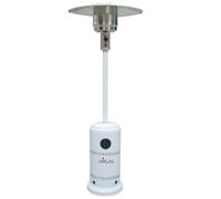 TERMOPATIO STUFA A GAS FUNGO PER ESTENO INTERNO 13 KW 25 MQ BTU 44000 BIANCO