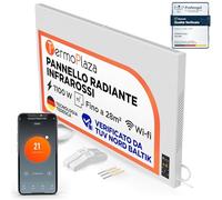 Termoplaza Pannello Radiante Infrarossi WiFi 1100 W 28 m² Basso Consumo | Termoconvettore Elettrico - Stufa Elettrica Basso Consumo - Termosifone Elettrico - Riscaldamento Infrarossi a Parete