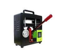 Termopressa, Pressa di Calore idraulica for colofonia da 7 tonnellate, AP2047 con Doppia Piastra riscaldante da 2,4" x4,7 e Strumento Portatile for l'estrazione della Cera d'olio con manometro