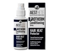 Termoprotettore Capelli Spray Naturale 100ml Senza Risciacquo | Protezione 230°C, Anticrespo, Idratante, Districante | Per Capelli Ricci, Lisci e Mossi - AESTHETE ProTherm