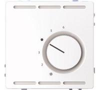 Termoregolatore ambiente Merten 230 V con contatto di scambio e piastra centrale (MEG5762-6035) NEW