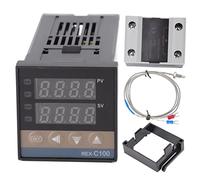 Termoregolatore Digitale PID 0 - 400℃ con Sensore e Relè, Controller Temperatura per Forno e Allevamento - Controllo Rapido e Precisione Elevata, Adatto per Incubatrice e (Tipo 1)
