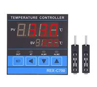 Termoregolatore Digitale REX - C700 PID 0 - 400℃ Controllo Temperatura Preciso - Output RELAY + SSR, Alta Accuratezza e Affidabilità per Terrari Acquari Frigoriferi