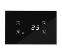 TERMOREGOLATORE TIEMME GLA810 Glass NERO