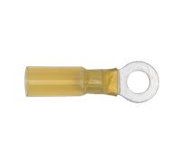 Termorestringenti Anello Terminale Ø6.4mm Giallo Confezione Di 25 - Sealey