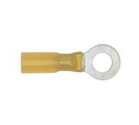 Sealey Termorestringenti Anello Terminale 8.4mm Giallo Confezione Di 25
