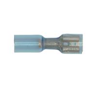 Termorestringenti Push-On Terminale 6.4mm Femmina Blu Confezione Di 25 - Sealey