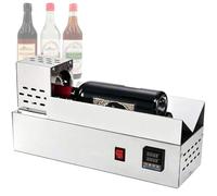 Termoretraibile for capsule, Sigillatrice for tappi for bottiglie di vino, Display digitale termostatico, Compatibile con coperchi termoretraibili da 80 mm, Tecnologia di riscaldamento