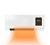 Termoriscaldatore da Bagno a Parete - Ventilatore Riscaldante per Camera da Letto,Termoventilatore Regolabile con Telecomando per Appartamento Officina